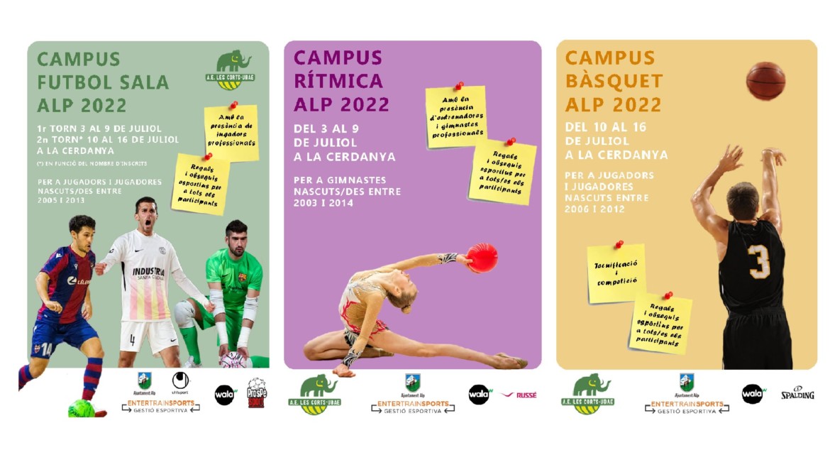 Ja tenim aquí els millors campus d’estiu!